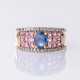 Saphir-Diamant Ring mit Pink-Saphiren. - photo 1