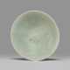 A CELADON STONEWARE FOLIATE SHALLOW BOWL - photo 1