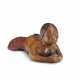 A CARVED WOOD NETSUKE OF MERMAID - фото 1