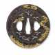 A GOLD-INLAID IRON TSUBA - фото 1