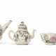 A GROUP OF FOUR FAMILLE ROSE VESSELS - photo 1