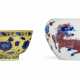 AN UNDERGLAZE-BLUE-DECORATED YELLOW-GROUND BOWL - Foto 1