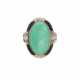 Jade-Diamant-Ring - Foto 1