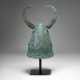 A GREEK BRONZE PILOS HELMET - фото 1