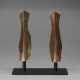 A PAIR OF GREEK BRONZE ANKLE-GUARDS - Foto 1