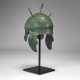 A GREEK BRONZE CHALCIDIAN HELMET - photo 1