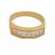 Ring mit 7 Diamantbaguettes, zusammen ca. 0,8 ct, - photo 1