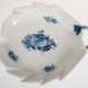 Blattschale, Royal Copenhagen, Blaue Blume, Nr. 8002, reliefierter Flechtrand, 23x18 cm - Foto 1