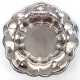 Schale, rund, 835er Silber, gewellter Rand horizontal gegliedert, 403 g, H. 5,5 cm, Dm. 28 cm - Foto 1