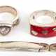 3 Teile 925er Silber-Schmuck, Ges.-Gew. 47,5 g, dabei 2 Ringe mit Herzen, RG 56 und 1 Armband, L. 19,5 cm - photo 1