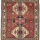 A TRIPLE-MEDALLION KAZAK RUG - photo 1