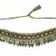 A DIAMOND-SET ENAMELLED GOLD CHOKER - фото 1