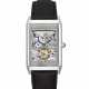 JAEGER-LECOULTRE. A VERY RARE PLATINUM LIMITED EDITION REVERSIBLE SKELETONISED TOURBILLION WRISTWATCH - фото 1