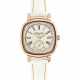 PATEK PHILIPPE. A LADY’S ELEGANT 18K PINK GOLD AND DIAMOND-SET CUSHION SHAPED WRISTWATCH - фото 1