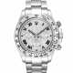 ROLEX. AN 18K WHITE GOLD AND DIAMOND-SET AUTOMATIC CHRONOGRAPH WRISTWATCH WITH BRACELET - фото 1