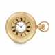 PATEK PHILIPPE. A RARE 18K GOLD QUARTER REPEATING POCKET WATCH WITH ENAMEL DIAL - фото 1