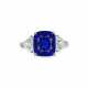 AN EXCEPTIONAL SAPPHIRE AND DIAMOND RING - фото 1