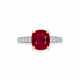 CARTIER RUBY AND DIAMOND RING - фото 1