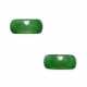 TWO JADEITE ABACUS SEED RINGS - Foto 1