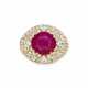 NO RESERVE – RUBY AND DIAMOND RING - photo 1