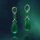 AN EXCEPTIONAL EMERALD AND DIAMOND EARRINGS, BY ETCETERA - photo 1