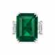 EMERALD AND DIAMOND RING - фото 1