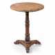 A REGENCY MAHOGANY AND FOSSIL MARBLE OCCASIONAL TABLE - фото 1