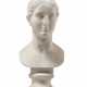 A WHITE MARBLE BUST OF VITTORIA CALDONI - photo 1