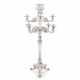 A VICTORIAN SILVER NINE-LIGHT CANDELABRUM - photo 1