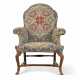 A QUEEN ANNE WALNUT AND BEECH ARMCHAIR - Foto 1