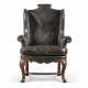 A GEORGE I WALNUT WING ARMCHAIR - Foto 1