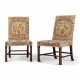 A PAIR OF GEORGE III MAHOGANY AND NEEDLEWORK SIDE CHAIRS - photo 1