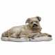 A CHELSEA PORCELAIN MODEL OF HOGARTH’S DOG ‘TRUMP’ - Foto 1