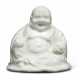 A CHELSEA PORCELAIN WHITE FIGURE OF A SEATED PUTAI - фото 1