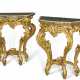 A PAIR OF ITALIAN GILTWOOD CONSOLES - photo 1