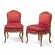 A PAIR OF LOUIS XV BEECHWOOD CHAISES - фото 1