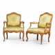 A PAIR OF LOUIS XV BEECHWOOD FAUTEUILS - Foto 1