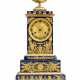 A CHARLES X ORMOLU-MOUNTED LAPIS LAZULI STRIKING MANTEL CLOCK - Foto 1