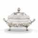 A GEORGE II SILVER SOUP TUREEN AND COVER - photo 1