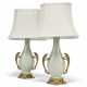 A PAIR OF CHINESE CELADON VASES MOUNTED AS LAMPS - photo 1