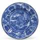 A DELFT BLUE AND WHITE CHINOISERIE CHARGER - photo 1