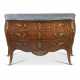 A DUTCH ORMOLU-MOUNTED MAHOGANY BOMBE COMMODE - фото 1