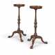 A PAIR OF GEORGE II MAHOGANY TRIPOD TORCHERES - photo 1