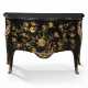 A LOUIS XV ORMOLU-MOUNTED BLACK, GILT AND POLYCHROME CHINESE LACQUER AND VERNIS MARTIN COMMODE - фото 1