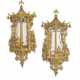 A PAIR OF WILLIAM IV GILTWOOD WALL-APPLIQUES - photo 1