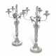 A PAIR OF ITALIAN SILVER FOUR-LIGHT CANDELABRA - photo 1