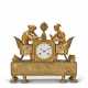 AN EMPIRE ORMOLU MANTEL CLOCK - photo 1