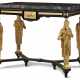 A FINE FRENCH ORMOLU-MOUNTED EBONIZED CENTER TABLE - фото 1