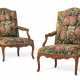 A PAIR OF REGENCE BEECHWOOD FAUTEUILS - photo 1