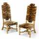 A PAIR OF WILLIAM AND MARY CARVED GILTWOOD SIDE CHAIRS - Foto 1